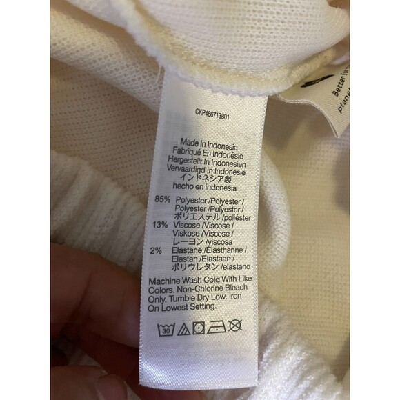 NWT Madewell Ottoman Knit Wrap Top Beige Small - Picture 12 of 13